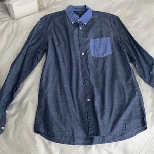 Kenneth Cole REACTION Super Slim Fit Button Down